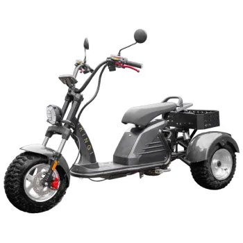 Электроскутер Ikingi M6 PRO Trike Карбон